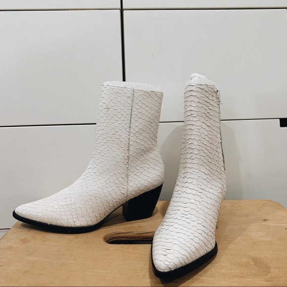 White snake Matisse Caty bootie - Picture 3 of 6